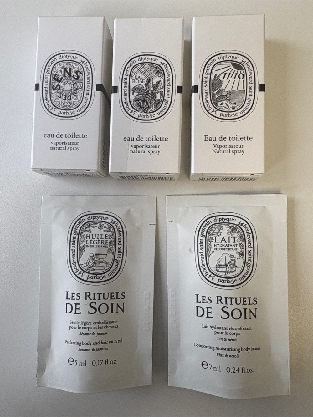 HOT off the press DIPTYQUE TRAVEL SET